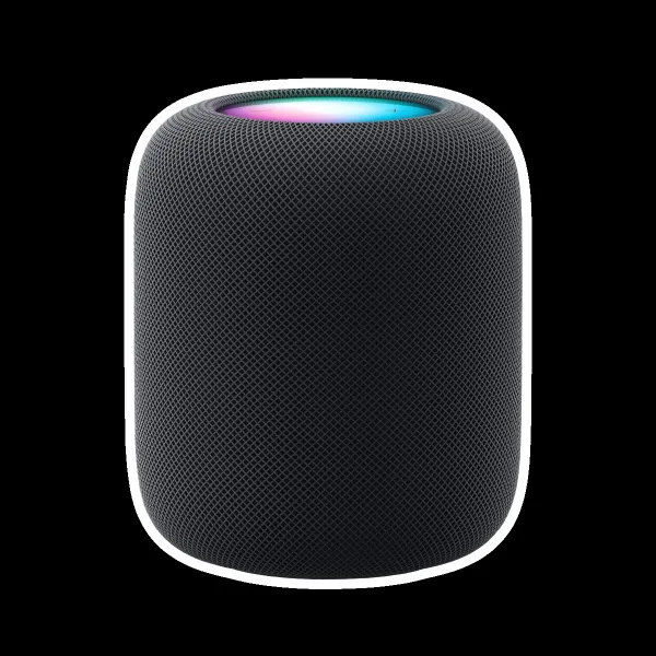 Apple HomePod (2nd Gen) with Built-in Siri Smart Wi-Fi Speaker (Dolby Atmos, Midnight Black)