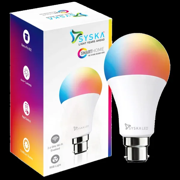 SYSKA 7 Watts Electric Powered LED Bulb (SSK-SMW-7W-C, White)