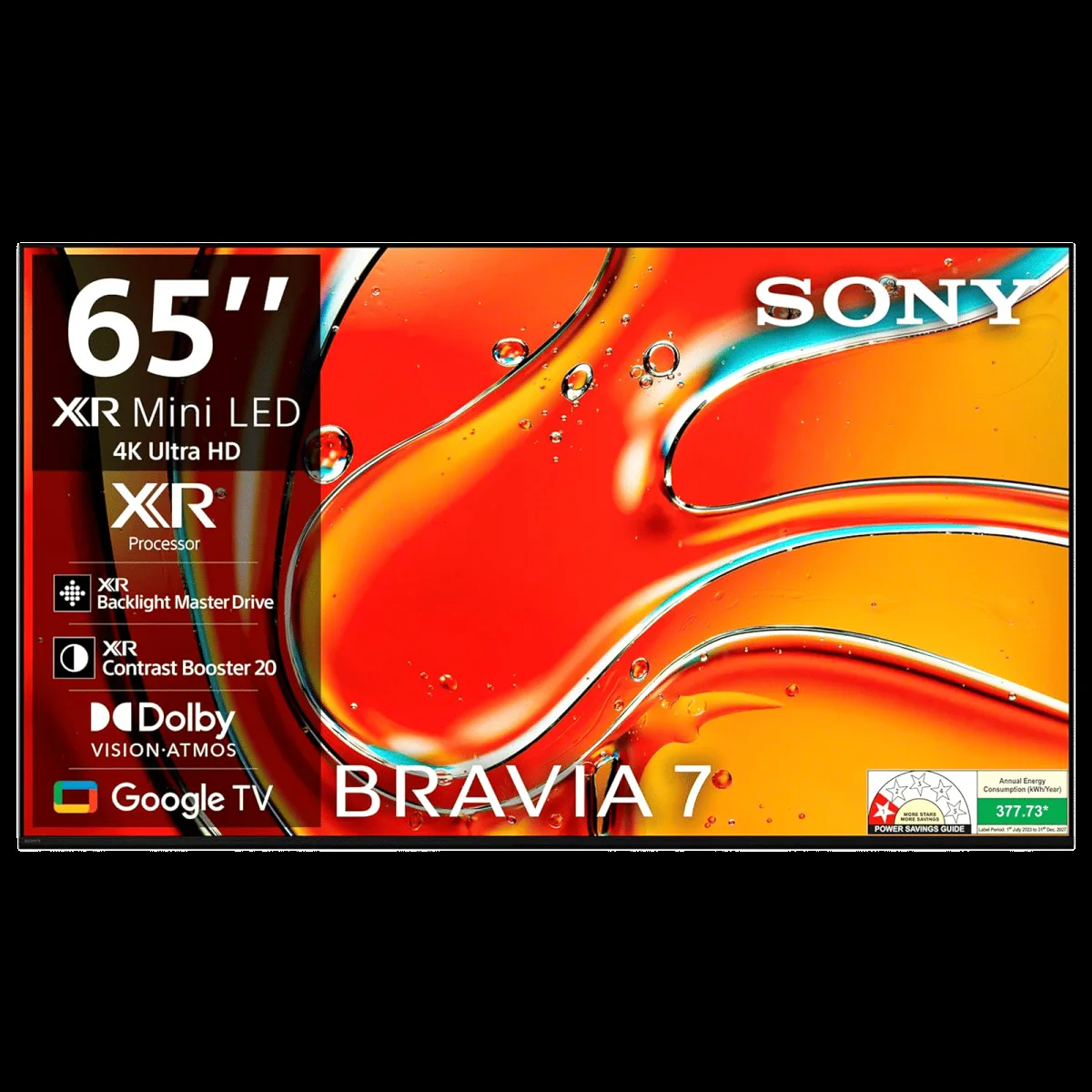 SONY BRAVIA 7 165 cm (65 inch) 1 Star LCD 4K Ultra HD Smart Android TV with Live Colour Technology (2024 model)