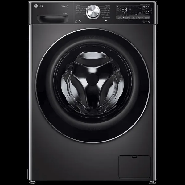 LG 13 kg Wi-Fi Inverter Fully Automatic Front Load Washing Machine (FHD1308STB, AI Direct Drive, Black)