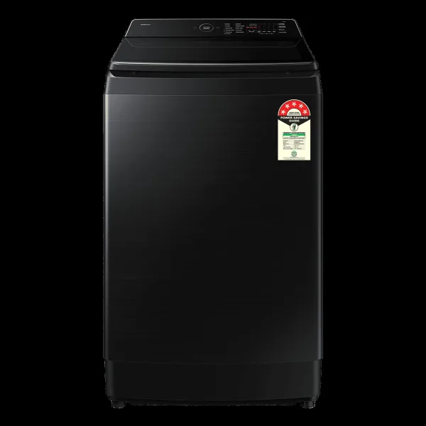 SAMSUNG 14 kg 5 Star Wi-Fi Inverter Fully Automatic Top Load Washing Machine (WA80F14B6BTL, AI VRT+ Technology, Black Caviar)