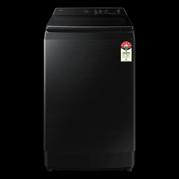 SAMSUNG 12 kg 5 Star Wi-Fi Inverter Fully Automatic Top Load Washing Machine (WA80F12B6BTL, AI VRT+ Technology, Black Caviar)