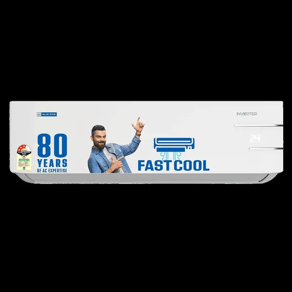 Blue Star YNU 5 in 1 Convertible 2 Ton 3 Star Inverter Split AC with Turbo Cool ( Copper Condenser, IC324YNU)