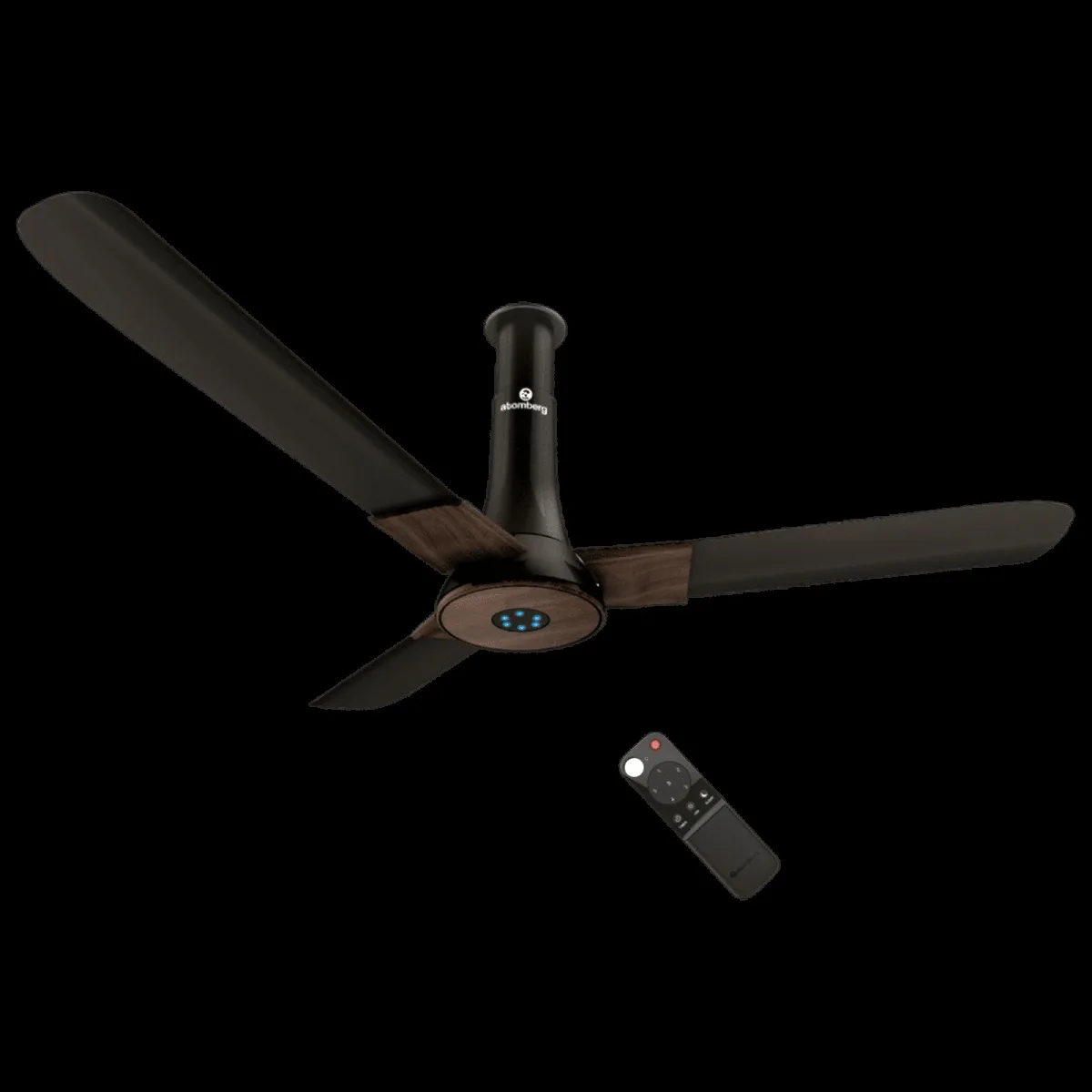 atomberg Studio Smart Plus 5 Star 1200mm 3 Blade BLDC Motor Smart Ceiling Fan with Remote (Boost Mode, Earth Brown)