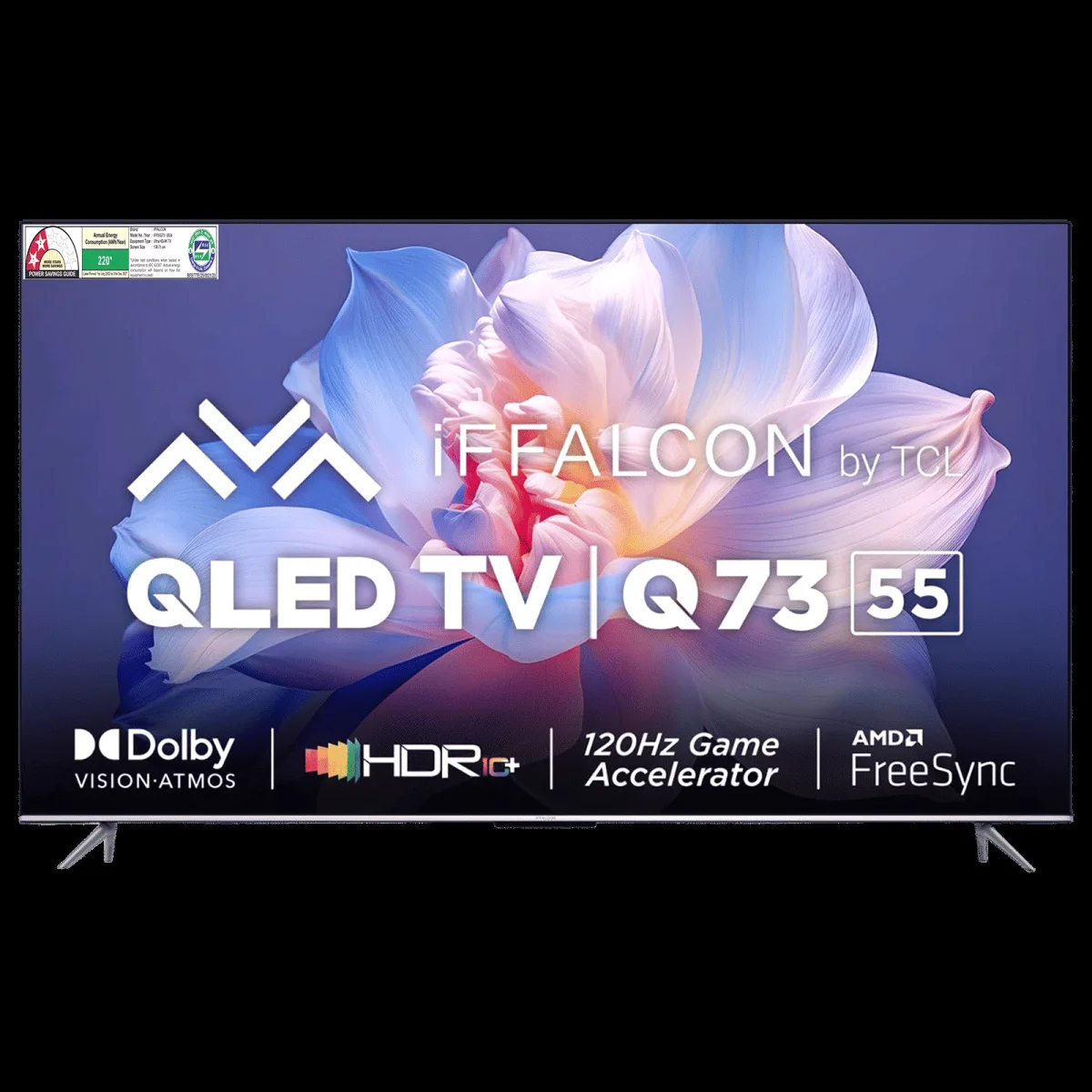 iFFALCON Q73 140 cm (55 inch) 2 Star QLED 4K Ultra HD Google TV with Dolby Atmos & DTS Virtual:X (2023 model)