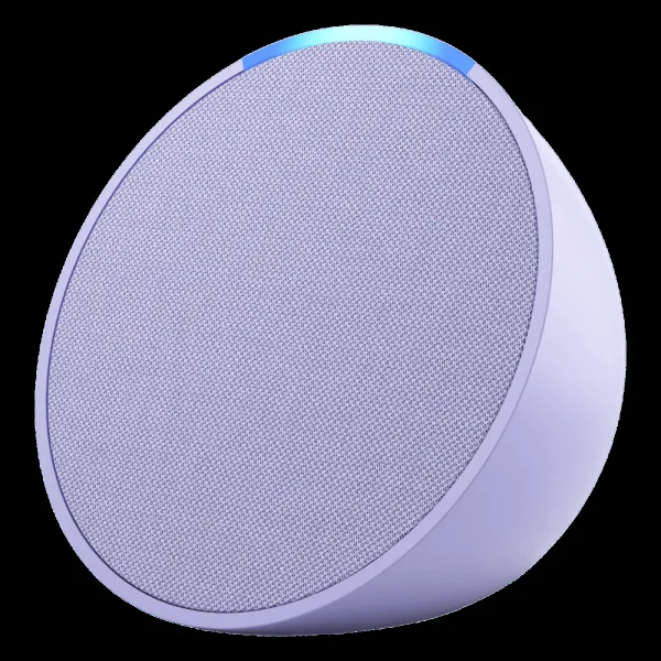 amazon Echo Pop with Built-in Alexa Smart Wi-Fi Speaker (Balanced Bass, Purple)