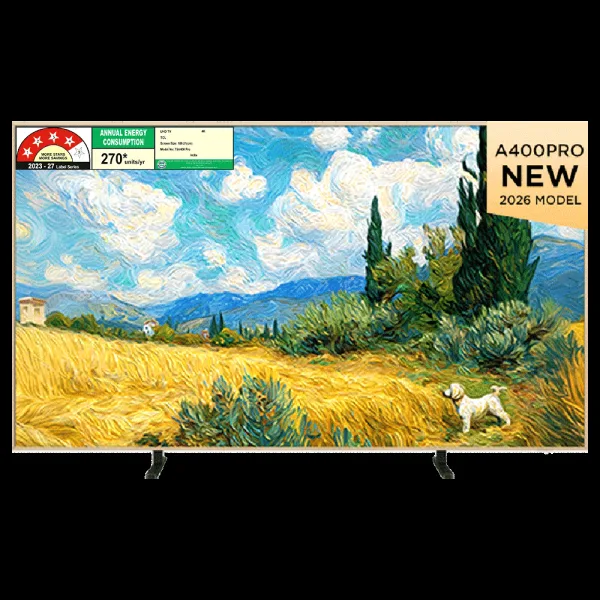 TCL A series 190.5 cm (75 inch) 4 Star QD-Mini LED 4K Super Ultra HD Smart Google TV with Google Voice Assistant (2026 Model)