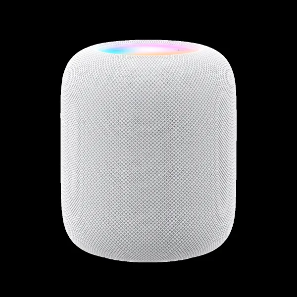 Apple HomePod (2nd Gen) with Built-in Siri Smart Wi-Fi Speaker (Dolby Atmos, White)