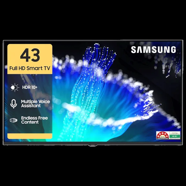 SAMSUNG F5550 109 cm (43 inch) Full HD LED Smart Tizen TV with Alexa & Google Voice Assistant (2025 model)