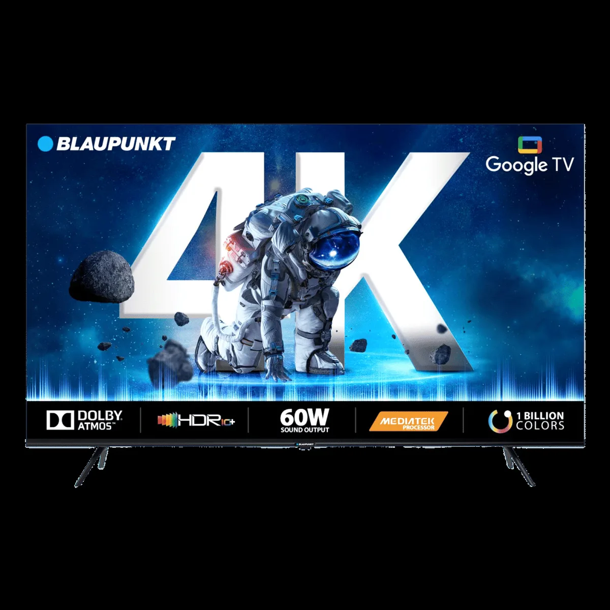 BLAUPUNKT CyberSound G2 140 cm (55 inch) LED 4K Ultra HD Google TV with Dolby Atmos (2023 model)