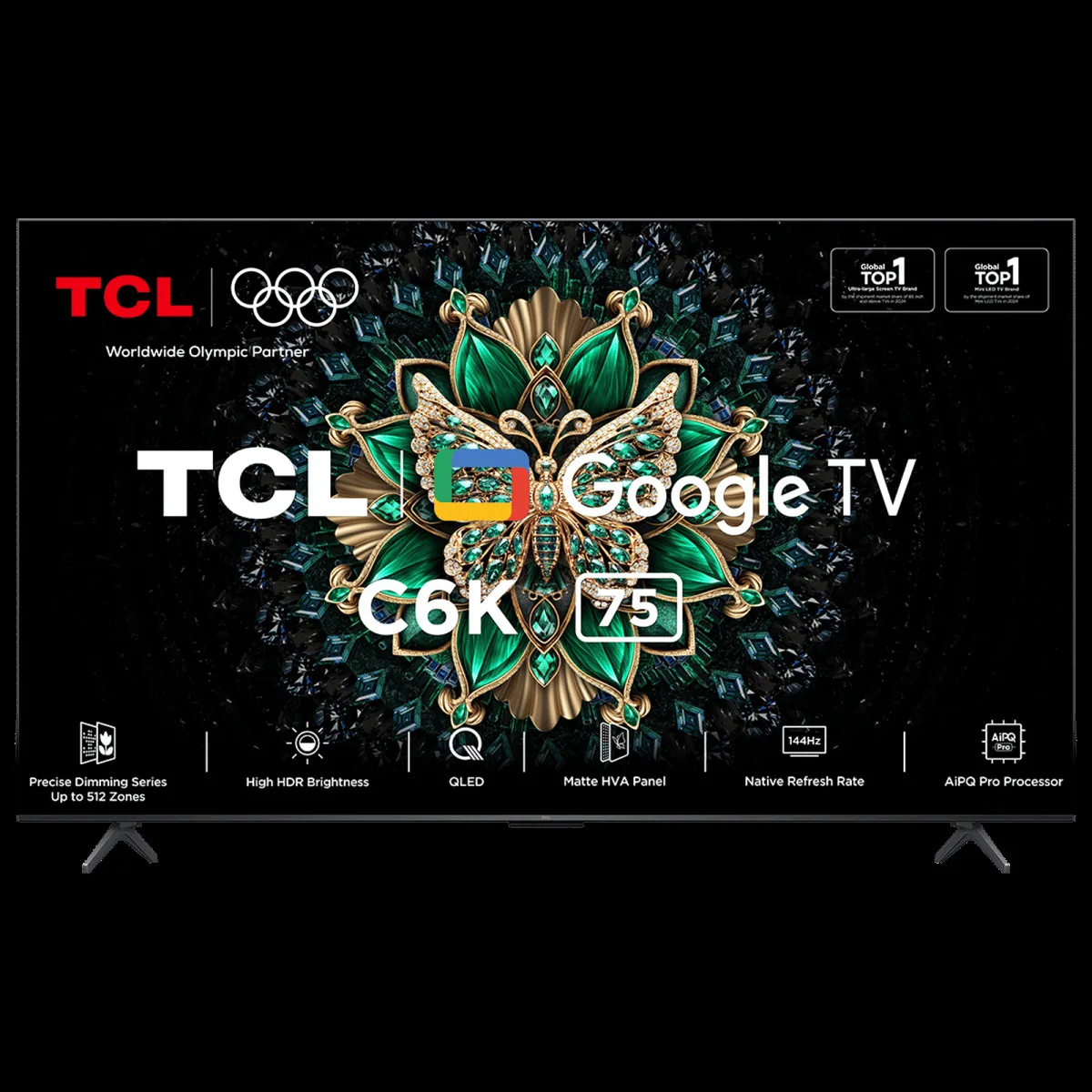 TCL C6K 190 cm (75 inch) QD-Mini LED 4K Ultra HD Smart Google TV with Google Voice Assistant (2025 model)