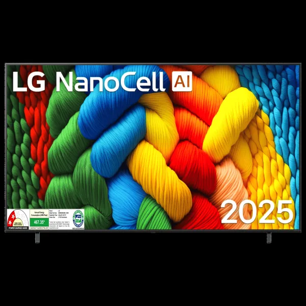 LG NanoCell AI NANO80 218 cm (86 inch) 2 Star 4K Ultra HD Smart WebOS TV with AI Magic Remote (2025 model)