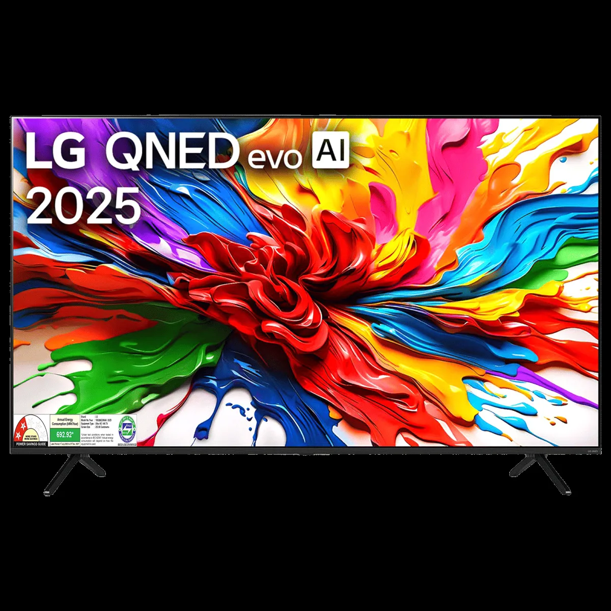 LG evo AI QNED86 253 cm (100 inch) 2 Star QNED MiniLED 4K Ultra HD Smart WebOS TV with Dolby Vision (2025 Model)