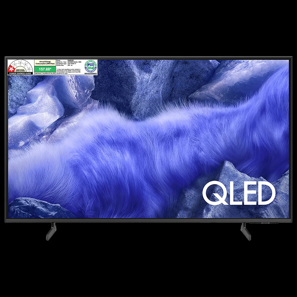 SAMSUNG QEF1 109 cm (43 inch) 1 Star 4K Ultra HD QLED Smart Tizen TV with Google Assistant (2025 model)