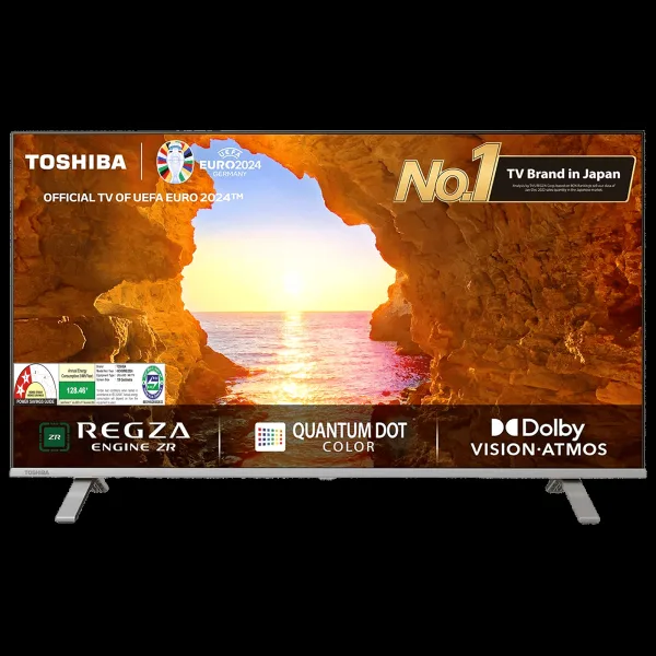 TOSHIBA C450 109 cm (43 inch) 2 Star QLED 4K Ultra HD VIDDA TV with Regza Engine ZR