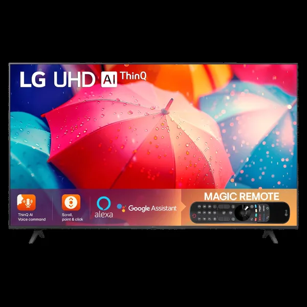LG UQ80 140 cm (55 inch) 4K Ultra HD LED Smart WebOS TV with Voice Assistance (2022 model)