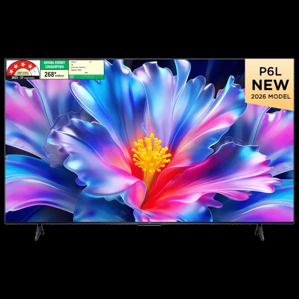 TCL P series 190.5 cm (75 inch) 4 Star LED 4K Super Ultra HD Smart Google TV with Google Voice Assistant (2026 Model)
