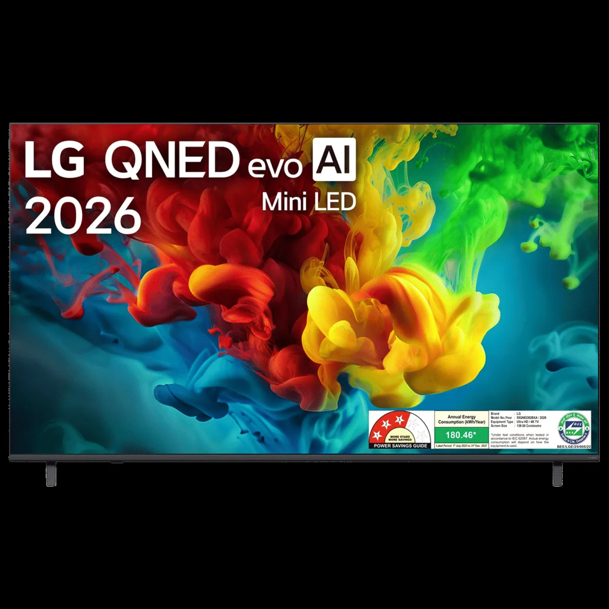 LG QNED82 140 cm (55 inch) 2 Star QNED Mini LED 4K Ultra HD Smart webOS TV with Ambient Filmmaker Mode (2026 model)