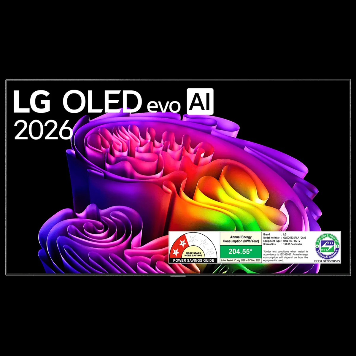 LG evo AI 140 cm (55 inch) 2 Star OLED 4K Ultra HD Smart webOS TV with Intelligent Voice Recognition (2026 model)