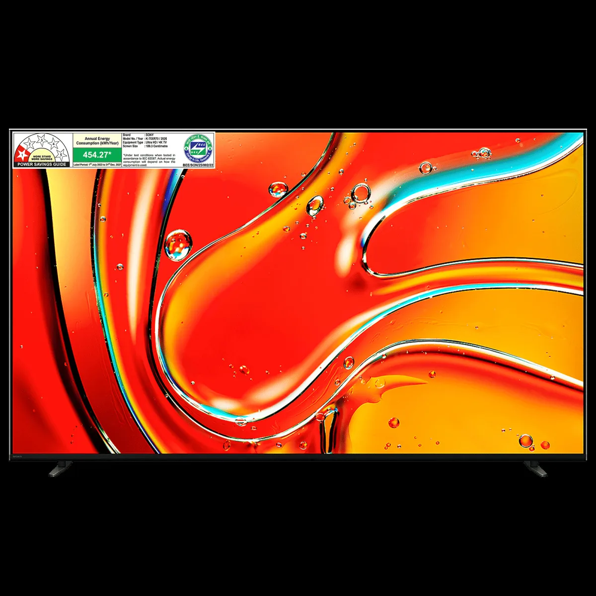 SONY BRAVIA 7II 190.5 cm (75 inch) 1 Star LED 4K Ultra HD Smart Google TV with Voice Assistant (2026 model)
