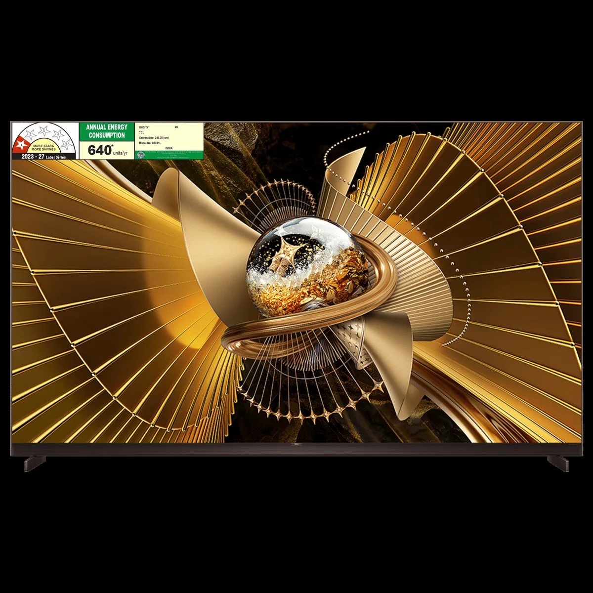 TCL X series 215.9 cm (85 inch) 1 Star SQD-Mini LED 4K Super Ultra HD Smart Google TV with Google Voice Assistant (2026 Model)