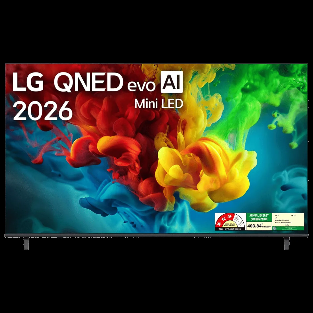 LG QNED82 215.9 cm (85 inch) 3 Star QNED Mini LED 4K Ultra HD Smart webOS TV with Filmmaker Ambient Mode (2026 model)
