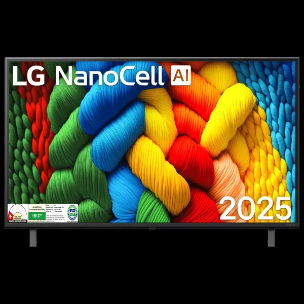 LG NanoCell AI NANO83 109 cm (43 inch) 1 Star 4K Ultra HD Smart WebOS TV with Dolby Atmos (2025 Model)