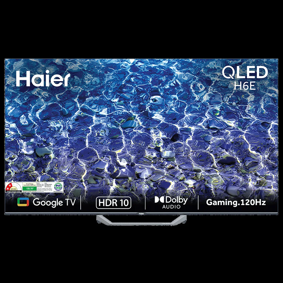 Haier S80F 109.22 cm (43 inch) 2 Star 4K Ultra HD QLED Smart Google TV with Google Voice Assistant (2025 model)