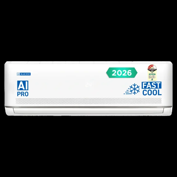 Blue Star M Series 5 in 1 Convertible 1 Ton 3 Star Inverter Split AC with AI Pro (2026 Model, Copper Condenser, IA312MXU)