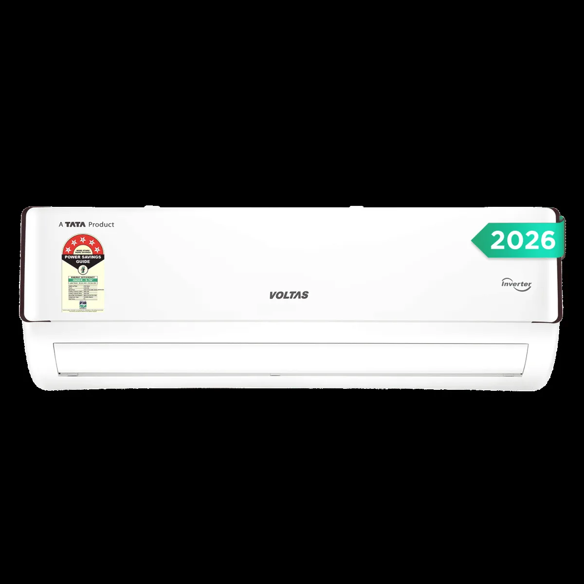 VOLTAS 185INV VERTIS COMET MARVEL Convertible 1.5 Ton 5 Star Inverter Split AC with Hidden Display (2026 Model, Copper Condenser, 4504153)