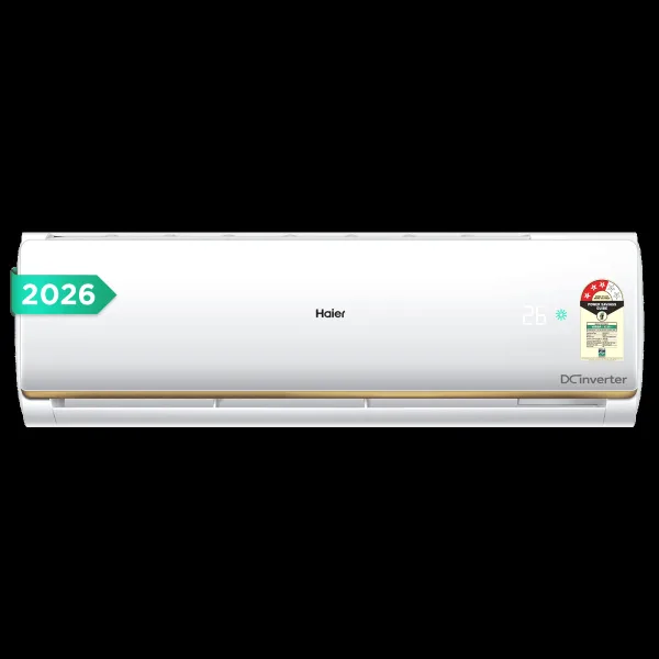 Haier Clean Cool Plus Convertible 1 Ton 3 Star Inverter Split AC with 4 Way Swing (Copper Condenser, HSA14CP-G3NB-I)