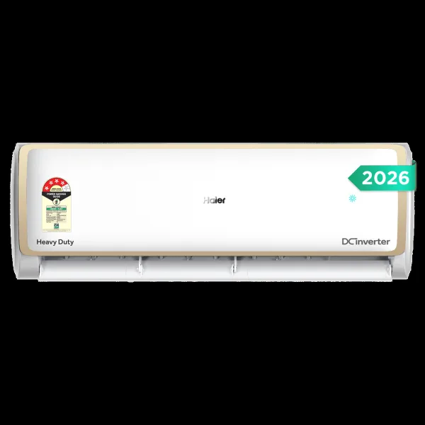Haier Elegante Heavy Duty AI Plus Convertible 1.5 Ton 4 Star Inverter Split AC with 4 Way Swing (Copper Condenser, HSA18EP-GAI4NB-I)