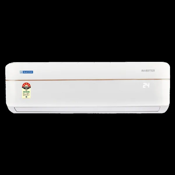 Blue Star V Series 5 in 1 Convertible 1 Ton 5 Star Inverter Split Smart AC with Voice Activated Controls (Copper Condenser, IC512VNUAV)