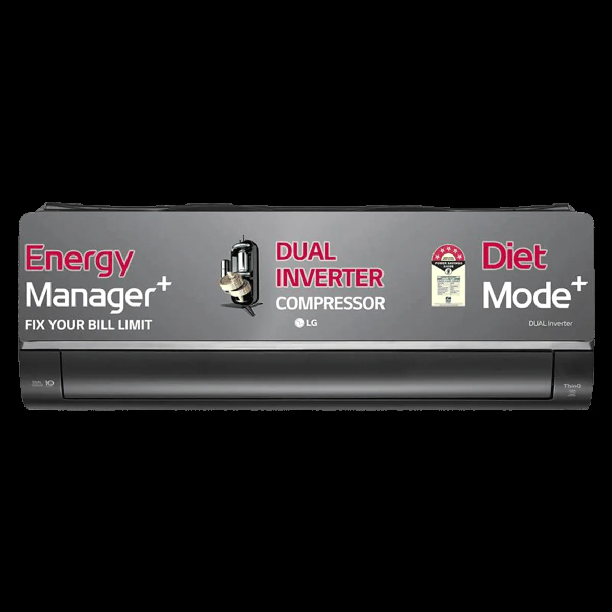 LG 6 in 1 Convertible 1.5 Ton 5 Star Dual Inverter Split Smart AC with ThinQ App Control (2026 Model, Copper Condenser, AS-Q19MWZE.ANLG)