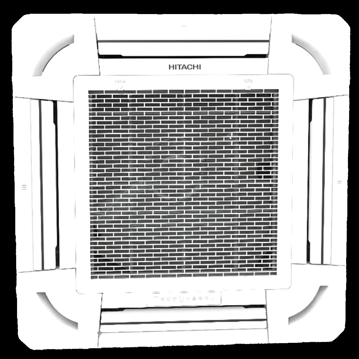 HITACHI 1.79 Ton 2 Star Cassette AC (Copper Condenser, RAG222HGDOQ, White)
