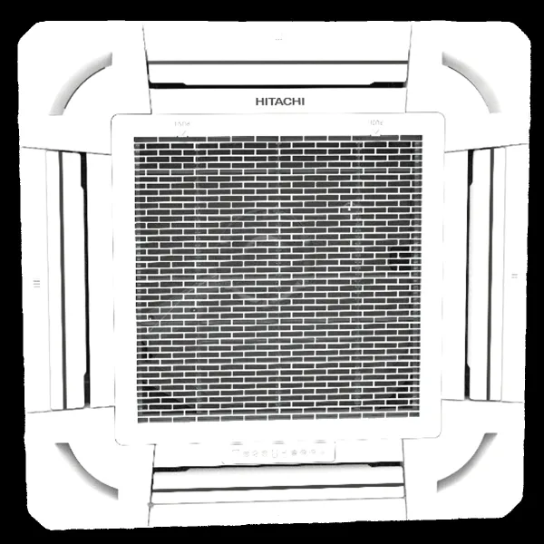 HITACHI 1.79 Ton 2 Star Cassette AC (Copper Condenser, RAG222HGDOQ, White)