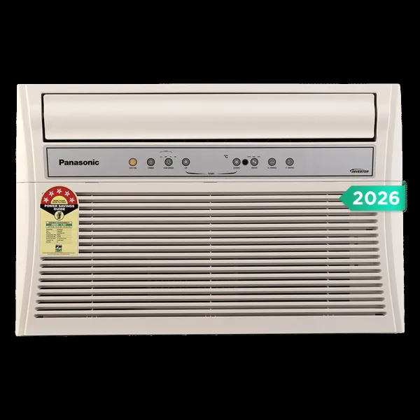 Panasonic XU 8 in 1 Convertible 1.5 Ton 5 Star Inverter Window AC with PM 0.1 Filter (2026 Model, Copper Condenser, CW-XU185CGT)
