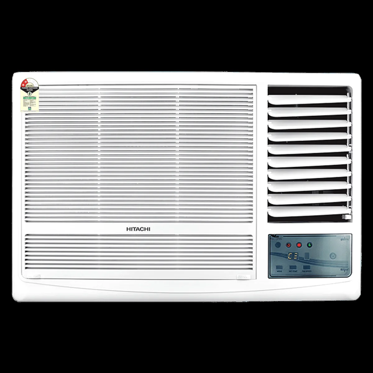 HITACHI Kaze Plus 1 Ton 2 Star Fixed Speed Window AC (Copper Condenser, RAW312HEDO)
