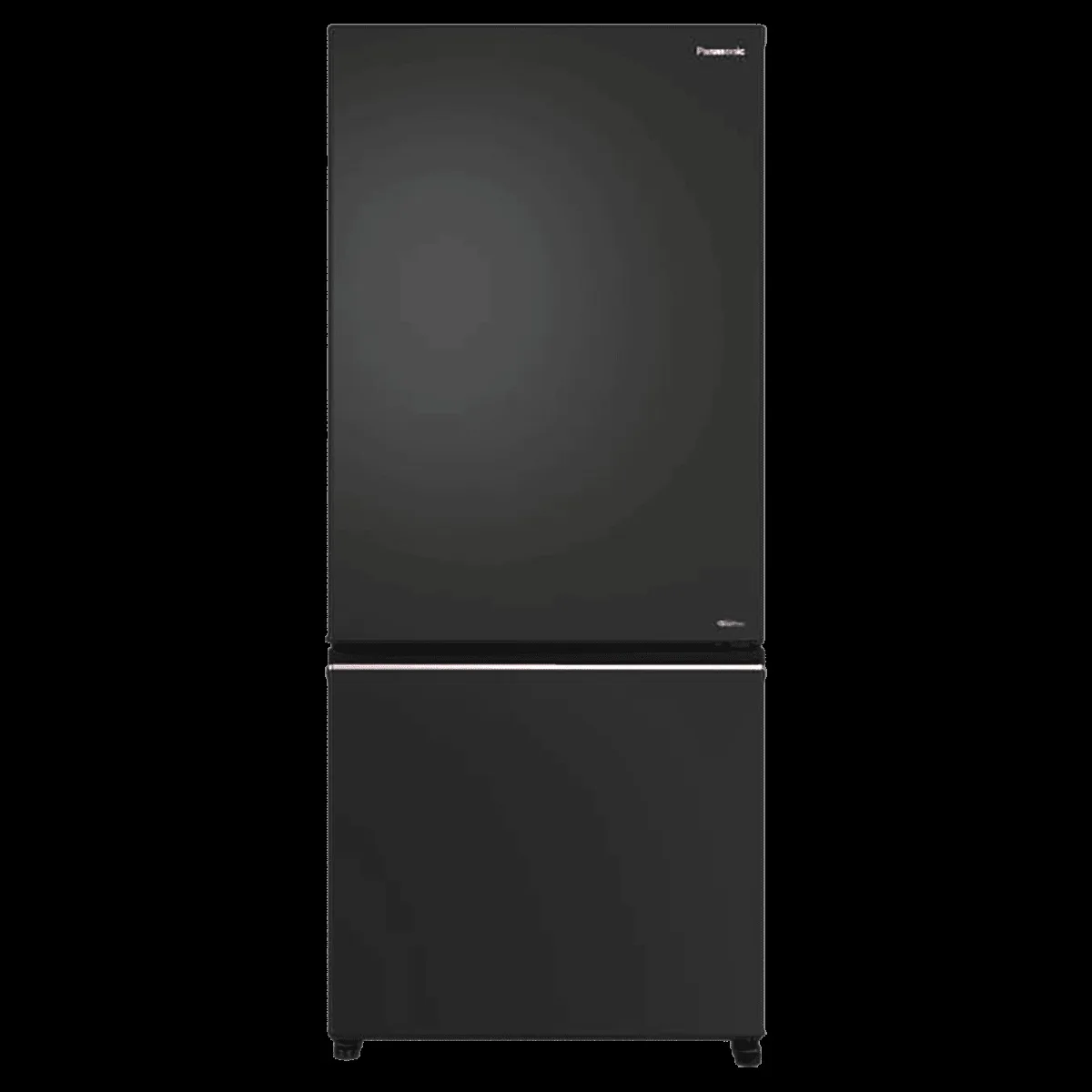 Panasonic 400 Litres 2 Star Frost Free Double Door Bottom Mount Convertible Refrigerator with AG Clean Technology (NR-BK418BQKN, Diamond Black)