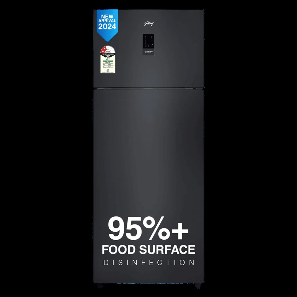 Godrej Eon Regalis 472 Litres 2 Star Frost Free Double Door Refrigerator with Cool Balance Technology (RT EONREGALIS 517B RCI MT BK, Matte Black)
