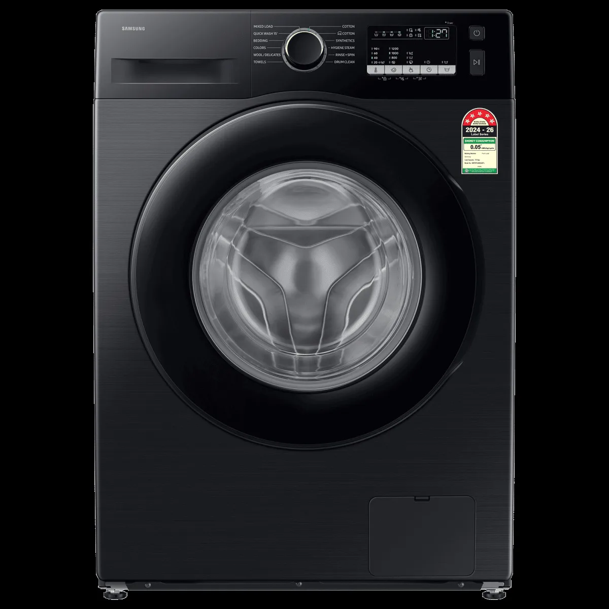 Samsung 7 kg 5 Star Fully Automatic Front Load Washing Machine (WW70FG4S02ABTL, Digital Inverter Technology, Black)