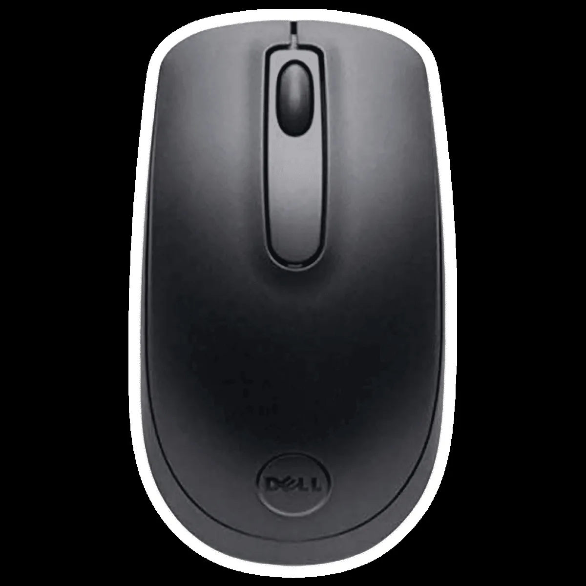 DELL WM118 2.4GHz Wireless Optical Performance Mouse (1000 DPI, Ambidextrous Design, Black)