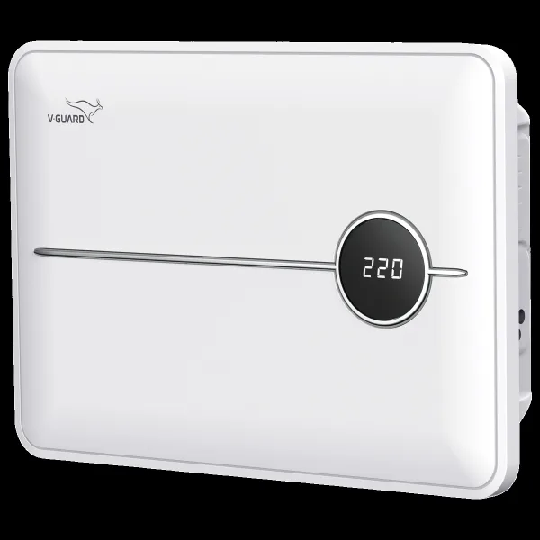 V-Guard 15 Amps Voltage Stabilizer Dishwasher / Washing Machine / Microwave Oven / Tread Mill (135 - 280 V, Smart Voltage Correction, VDW 500 Prime, White)
