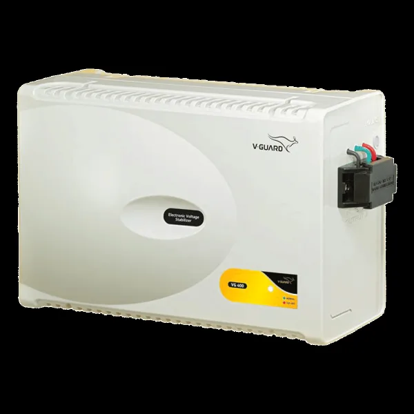 V-Guard 12 Amps Voltage Stabilizer For 1.5T Air Conditioner (170 - 270 V, Smart Digital Display, VG 400, Grey)