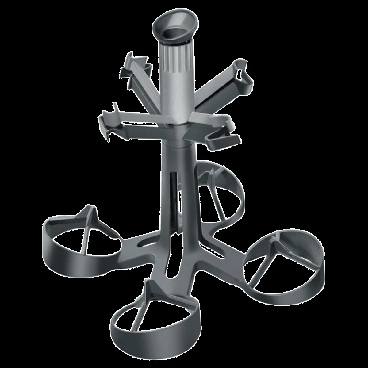 BOSCH Glass Holder for Dishwasher (Secure Holder, 791040, Dark Grey)