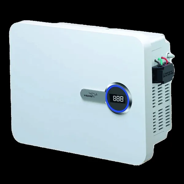 V-Guard 12 Amps Voltage Stabilizer For 1.5T Air Conditioner (130 - 280 V, Latest IC Technology, VWI 400, White)