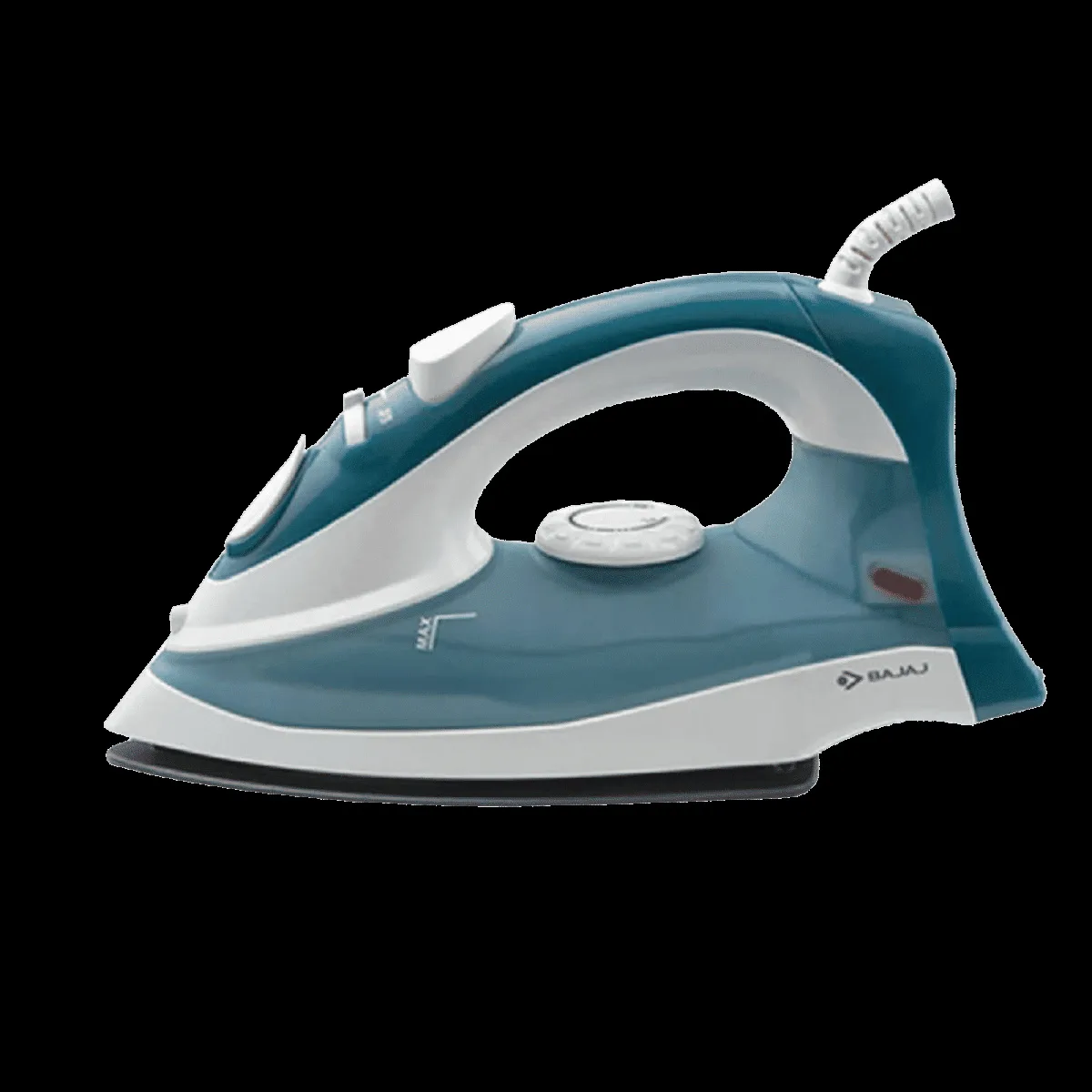 BAJAJ MX 3 Neo 1250 Watts 180ml Steam Iron (Auto Temperature Control Technology, Blue & White)