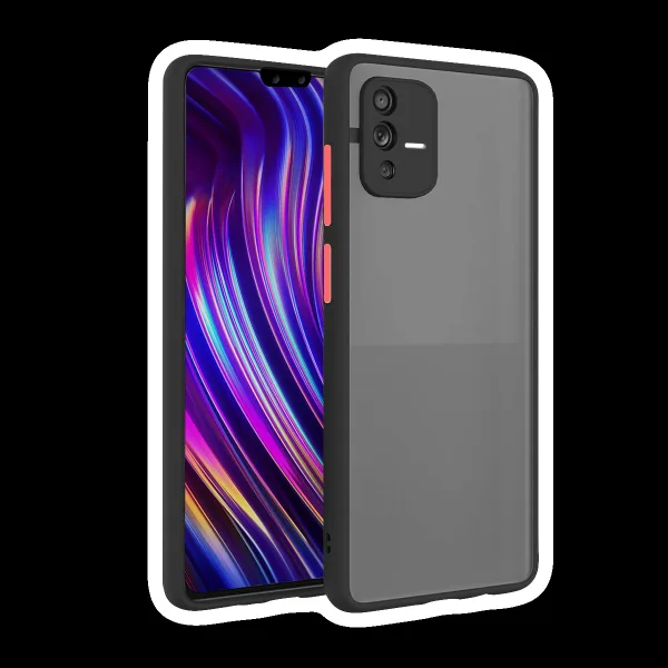 Arrow Duplex Back Cover for vivo V23 Pro (Anti Scratch Design, Black)