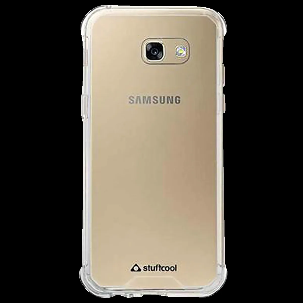 stuffcool Aero Hard & Soft Polycarbonate Back Cover for SAMSUNG Galaxy A5 (Scratch Resistant, Clear)