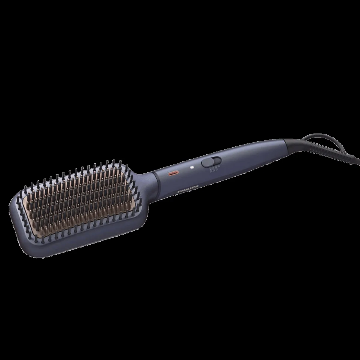 PHILIPS 5000 Hair Straightener with Silk Protect Technology (Ceramic Bristles, Blue)